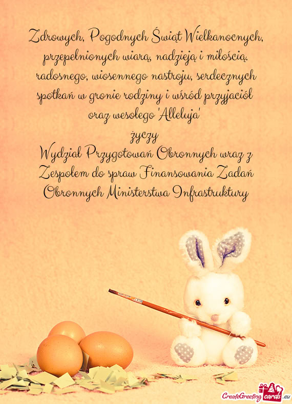 Wydział Przygotowań Obronnych wraz z Zespołem do spraw Finansowania Zadań Obronnych Ministerstwa