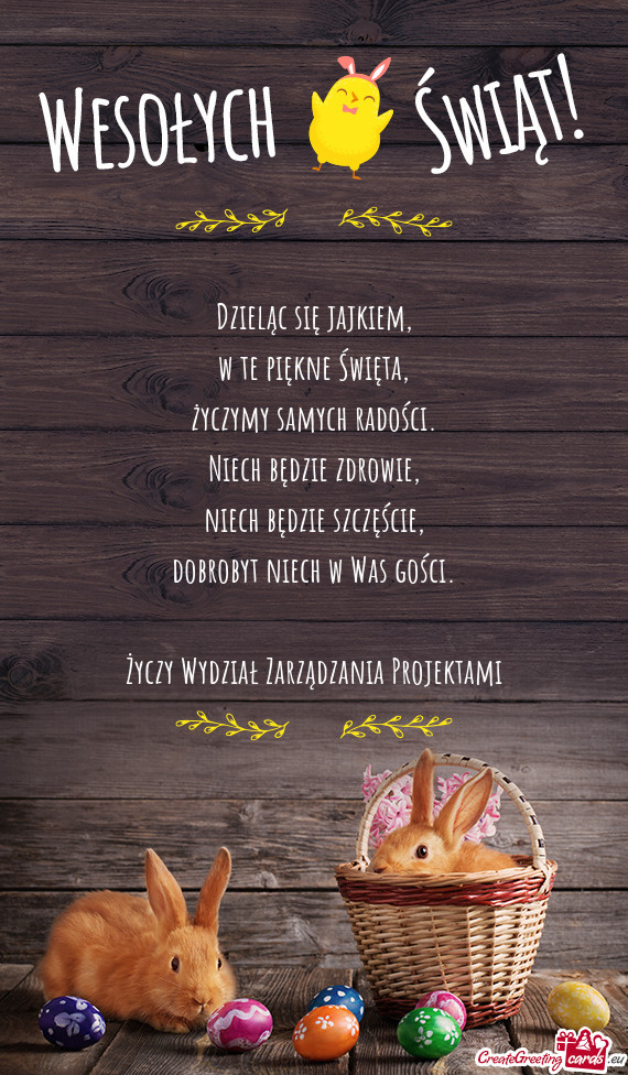 Wydział Zarządzania Projektami