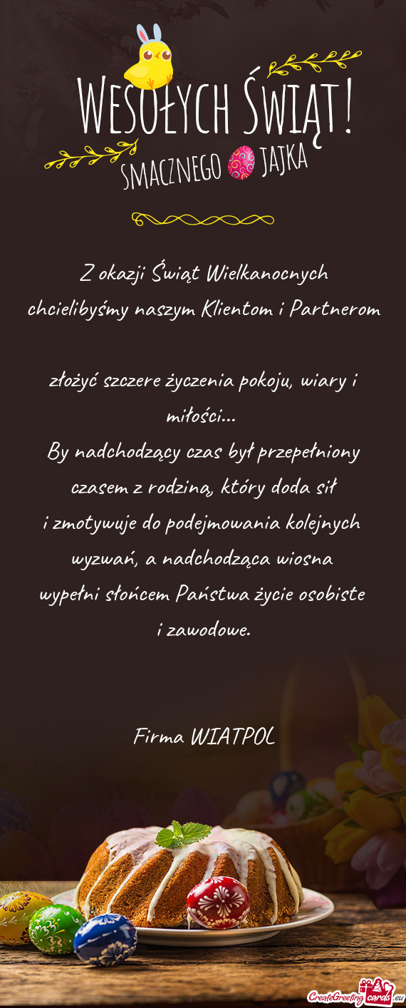 Wypełni słońcem Państwa życie osobiste