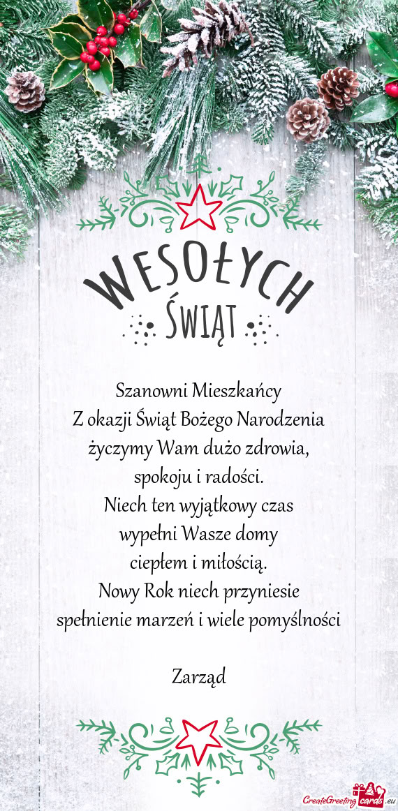 Wypełni Wasze domy