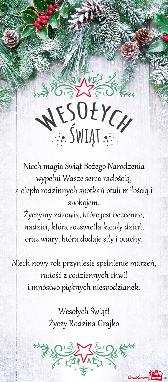 Wypełni Wasze serca radością