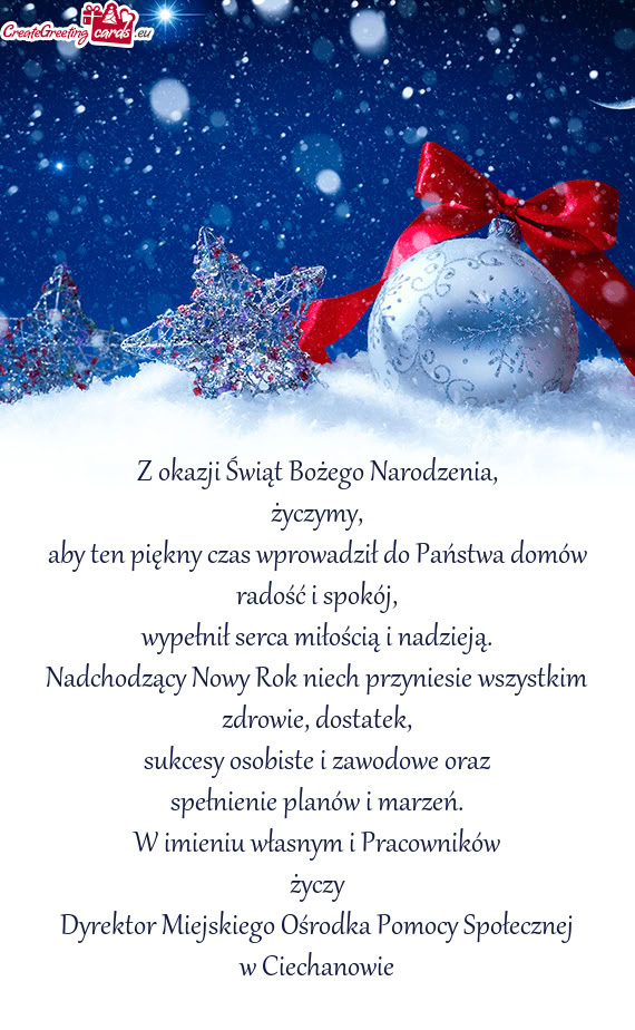 Wypełnił serca miłością i nadzieją