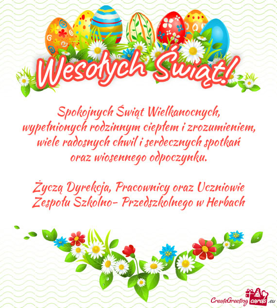 Wypełnionych rodzinnym ciepłem i zrozumieniem