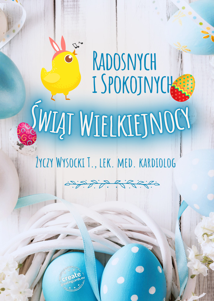 Wysocki T., lek. med. kardiolog