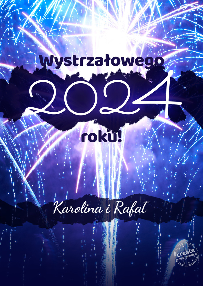 Wystrzałowego nowego roku Karolina i Rafał
