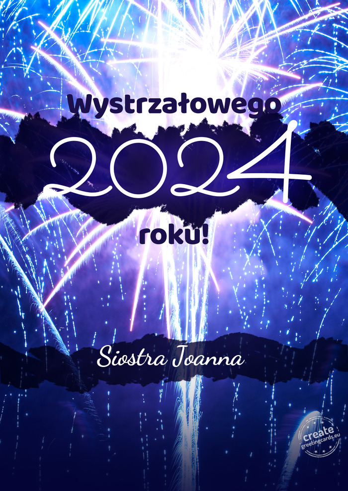 Wystrzałowego nowego roku Siostra Joanna