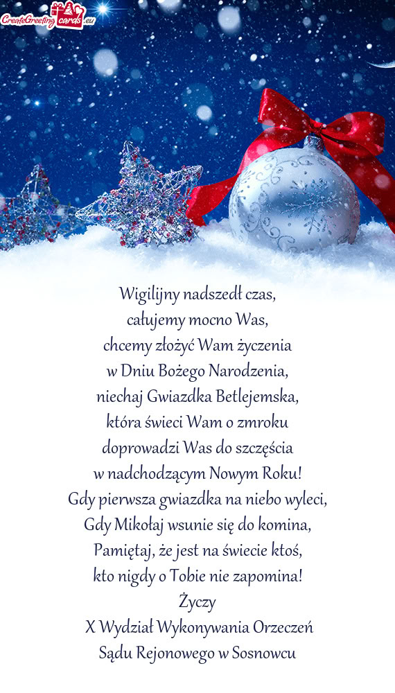 X Wydział Wykonywania Orzeczeń