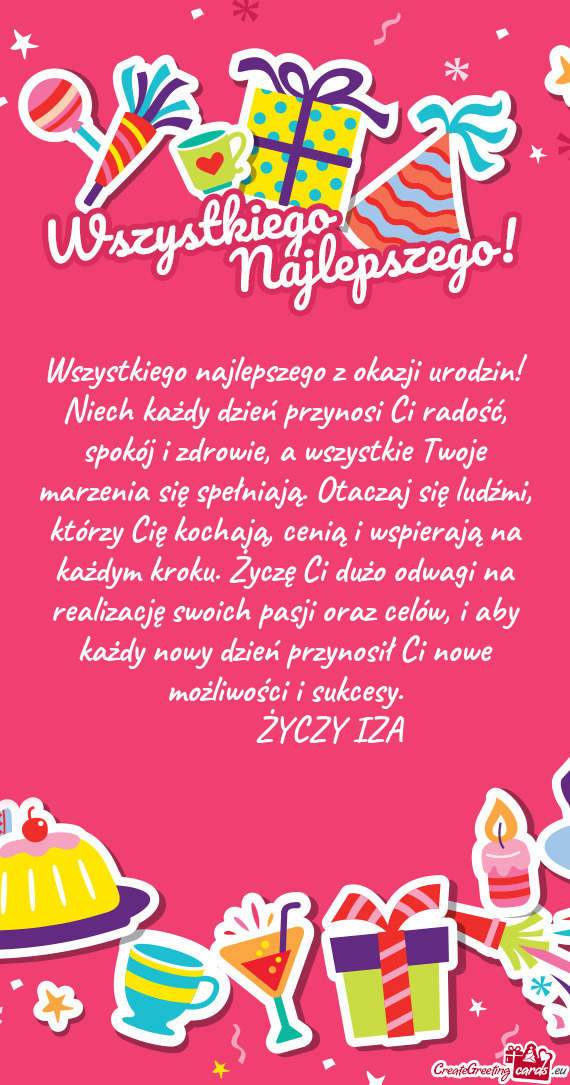 Y każdy nowy dzień przynosił Ci nowe możliwości i sukcesy