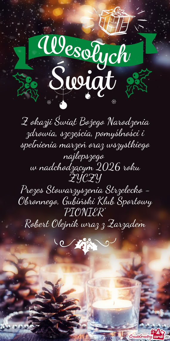 Y Prezes Stowarzyszenia Strzelecko - Obronnego