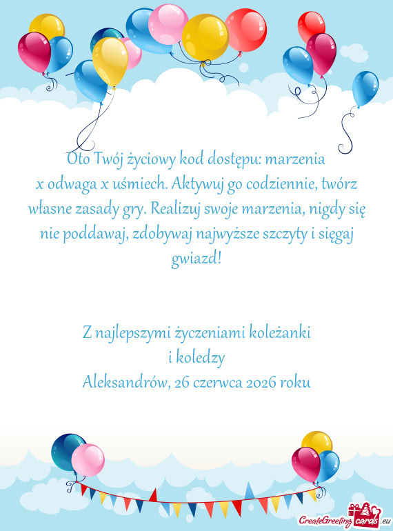 Y się nie poddawaj, zdobywaj najwyższe szczyty i sięgaj gwiazd
