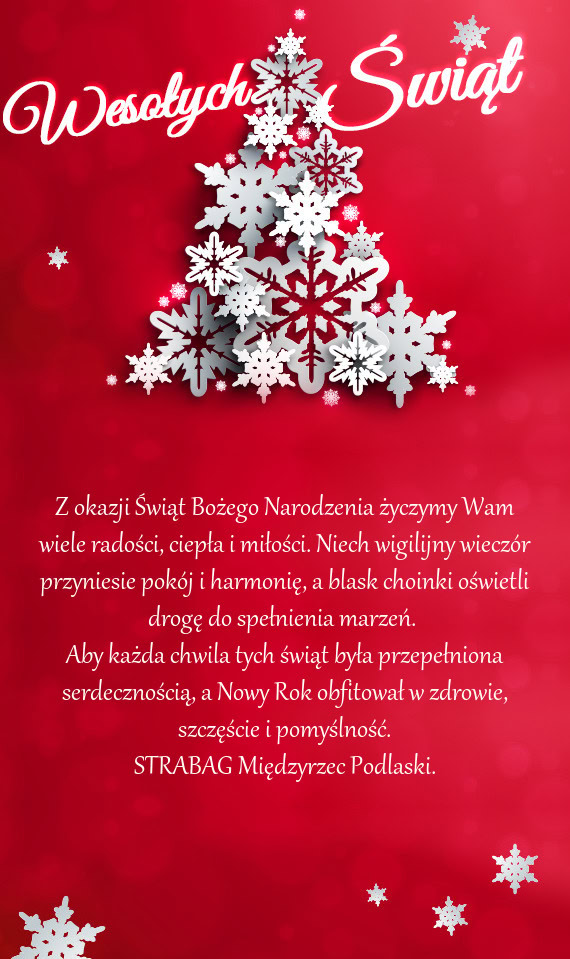 Y wieczór przyniesie pokój i harmonię, a blask choinki oświetli drogę do spełnienia marzeń