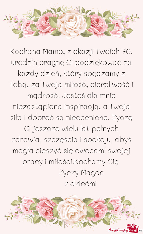 Y z Tobą, za Twoją miłość, cierpliwość i mądrość. Jesteś dla mnie niezastąpioną inspira