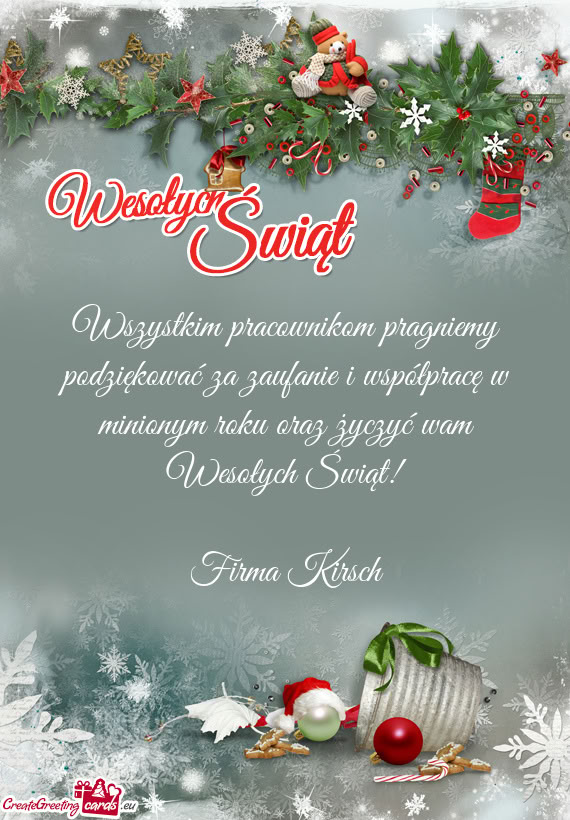 Yć wam Wesołych Świąt