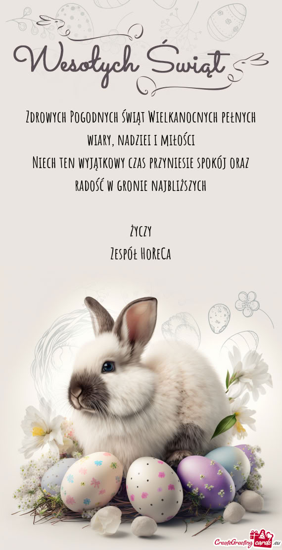 Ych życzy Zespół HoReCa