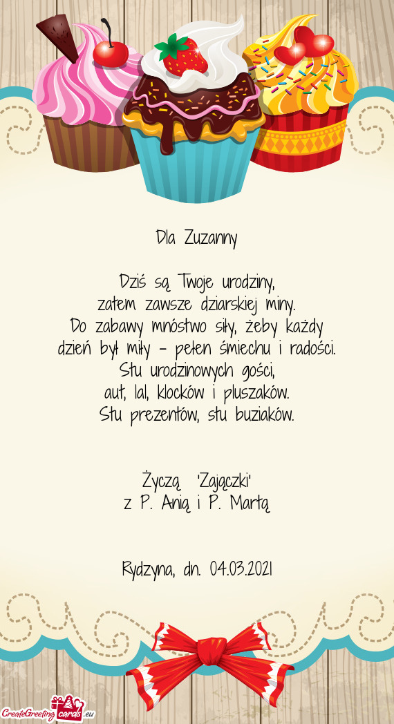 ?yczą "Zajączki"