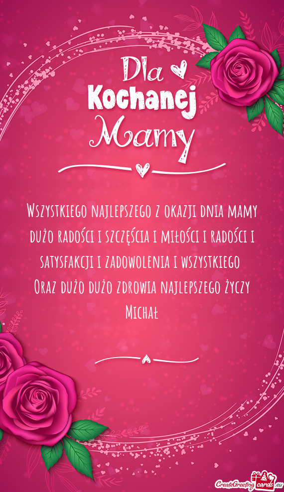 Ysfakcji i zadowolenia i wszystkiego