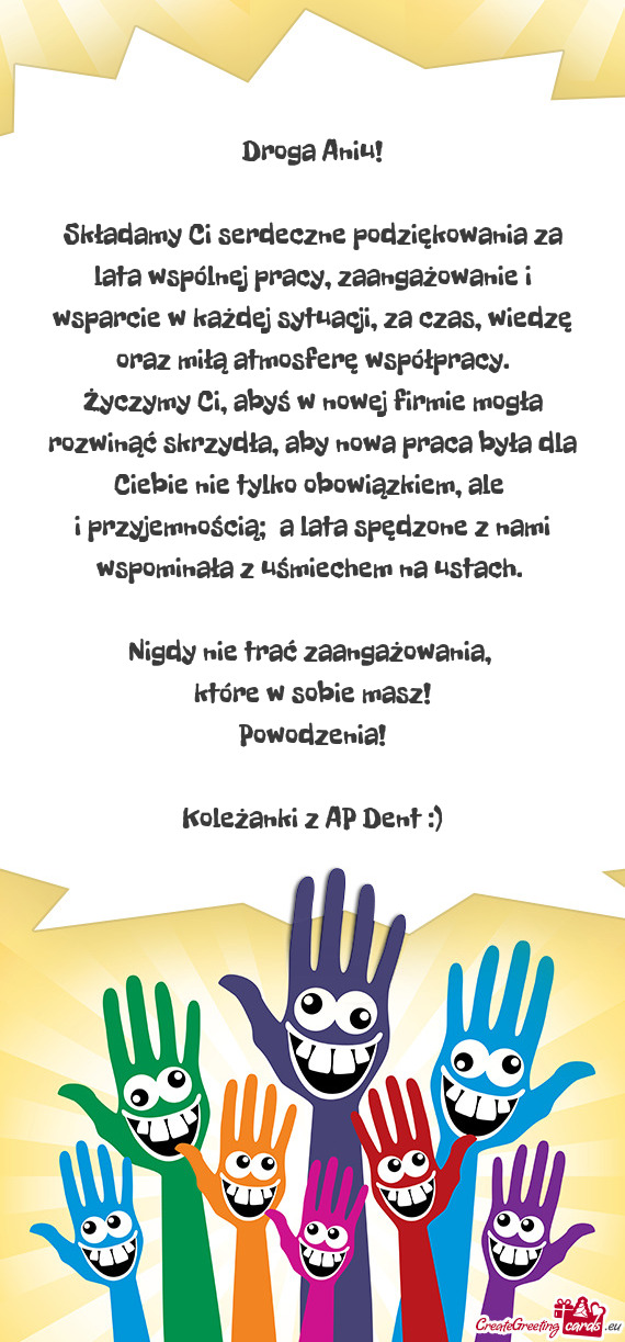 Ytuacji, za czas, wiedzę oraz miłą atmosferę współpracy