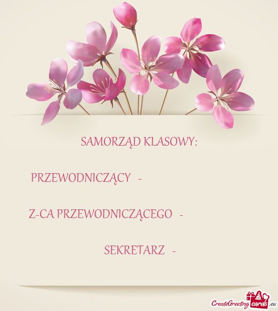 Z-CA PRZEWODNICZĄCEGO