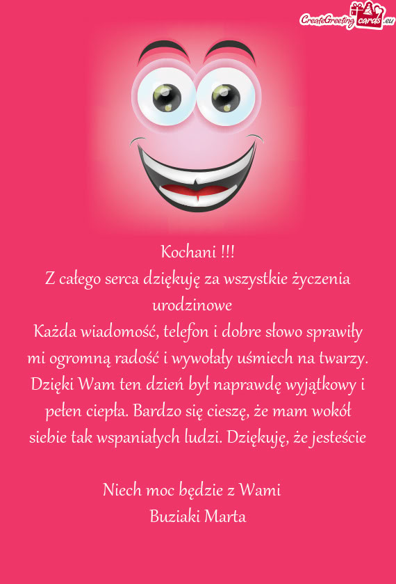 Z całego serca dziękuję za wszystkie życzenia urodzinowe 💖