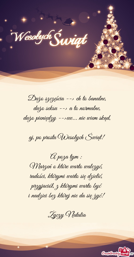 Z którymi warto być i nadziei bez której nie da się żyć!  Natalia