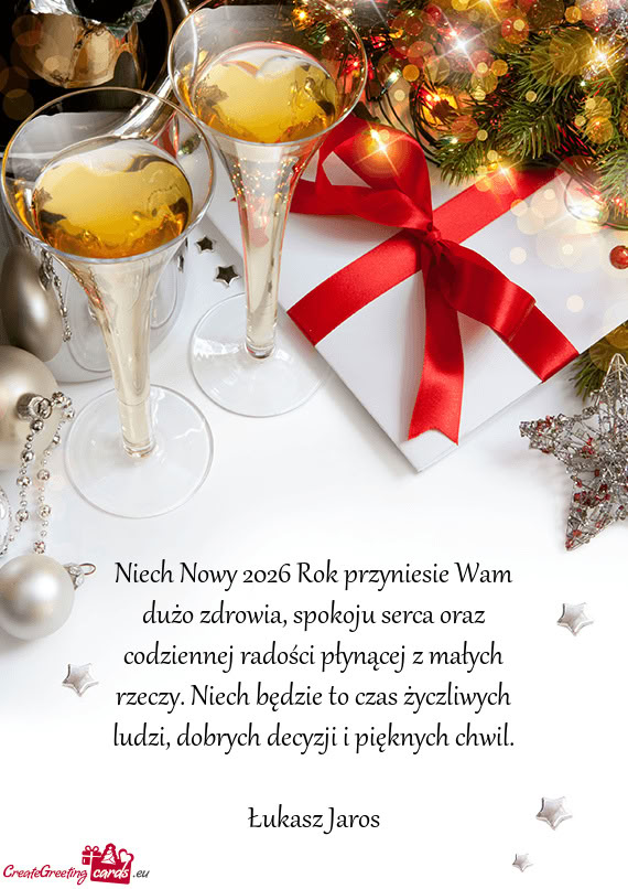 Z małych rzeczy. Niech będzie to czas życzliwych ludzi, dobrych decyzji i pięknych chwil