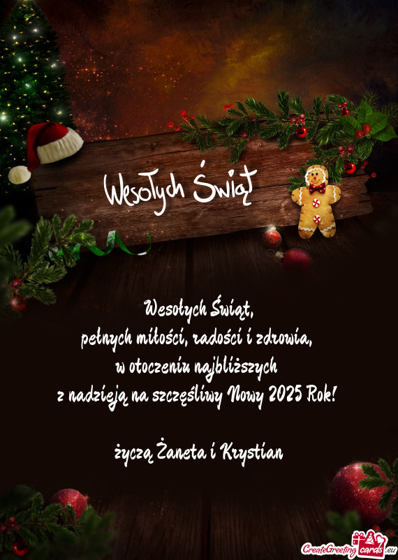 Z nadzieją na szczęśliwy Nowy 2025 Rok