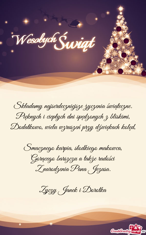 Z narodzenia Pana Jezusa