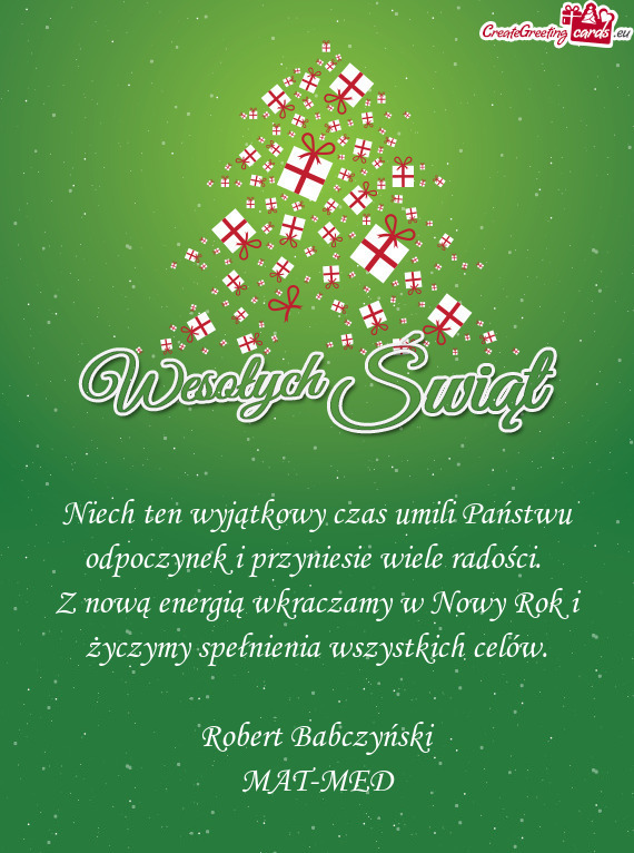 Z nową energią wkraczamy w Nowy Rok i życzymy spełnienia wszystkich celów