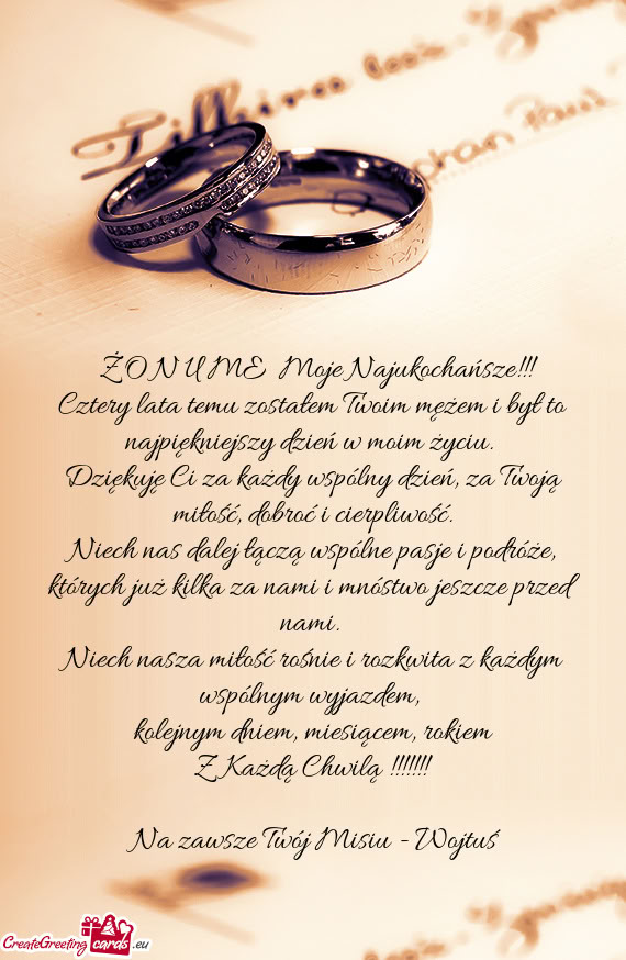 ❤️ Ż O N U ME Moje Najukochańsze!!! ❤️