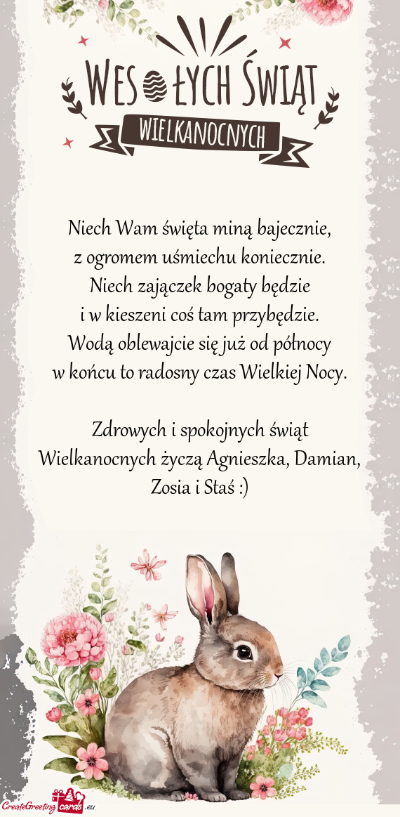 Z ogromem uśmiechu koniecznie