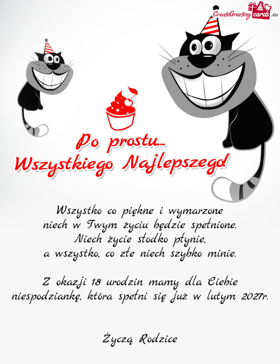 Z okazji 18 urodzin mamy dla Ciebie niespodziankę, która spełni się już w lutym 2027r