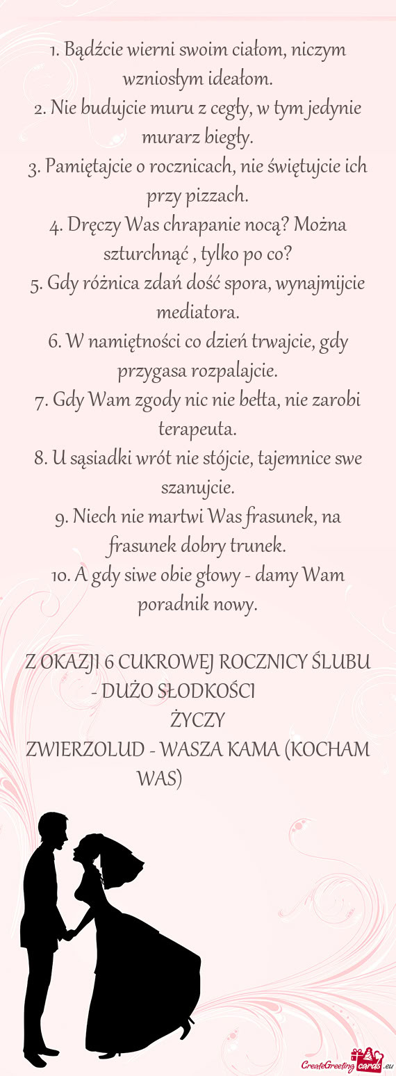 Z OKAZJI 6 CUKROWEJ ROCZNICY ŚLUBU - DUŻO SŁODKOŚCI 🎂🍰🧁🍬🍫