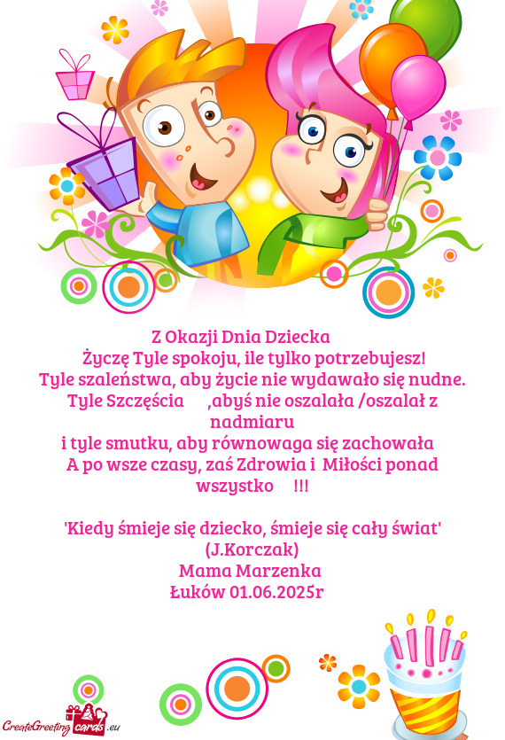 Z Okazji Dnia Dziecka ♥️