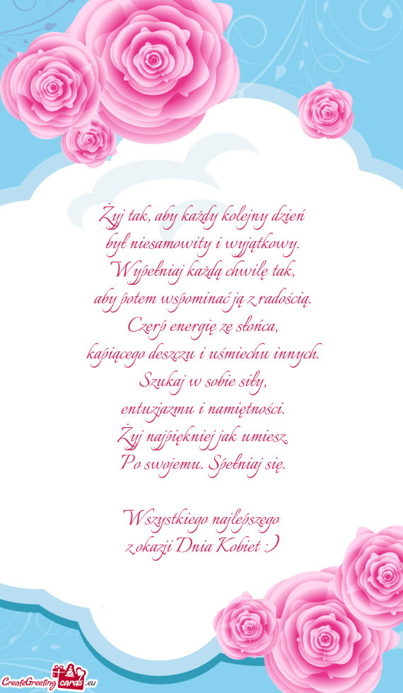 Z okazji Dnia Kobiet :)