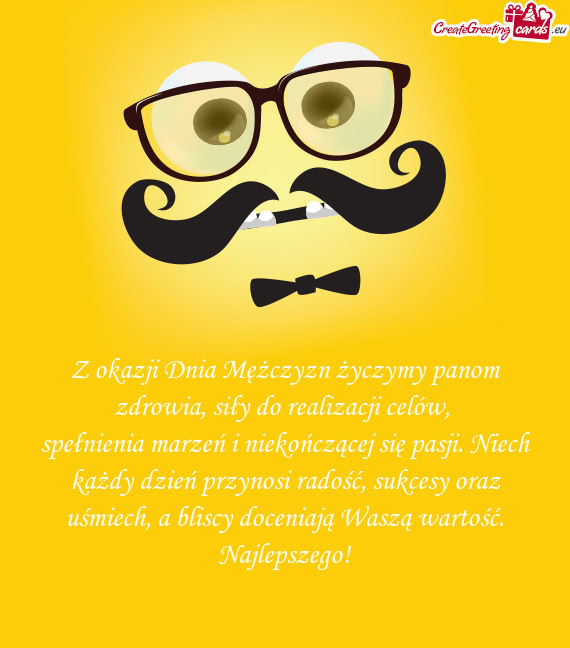 Z okazji Dnia Mężczyzn życzymy panom zdrowia, siły do realizacji celów