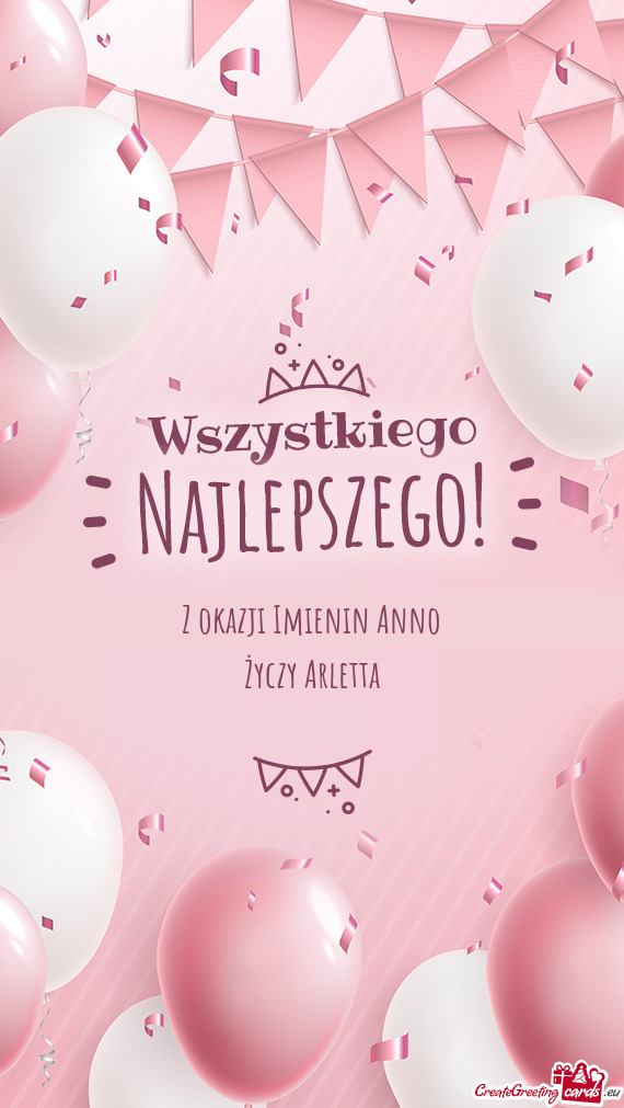 Z okazji Imienin Anno