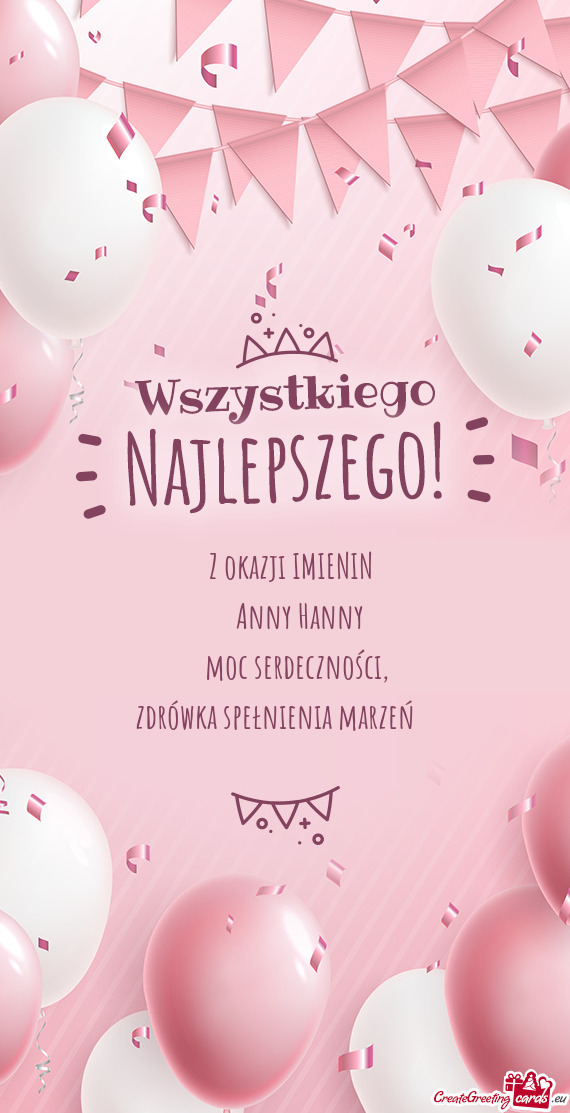 🌺 Z okazji IMIENIN