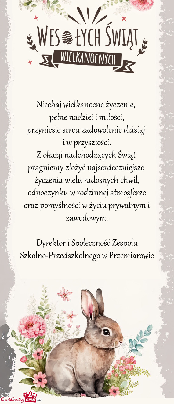 Z okazji nadchodzących Świąt pragniemy złożyć najserdeczniejsze życzenia wielu radosnyc