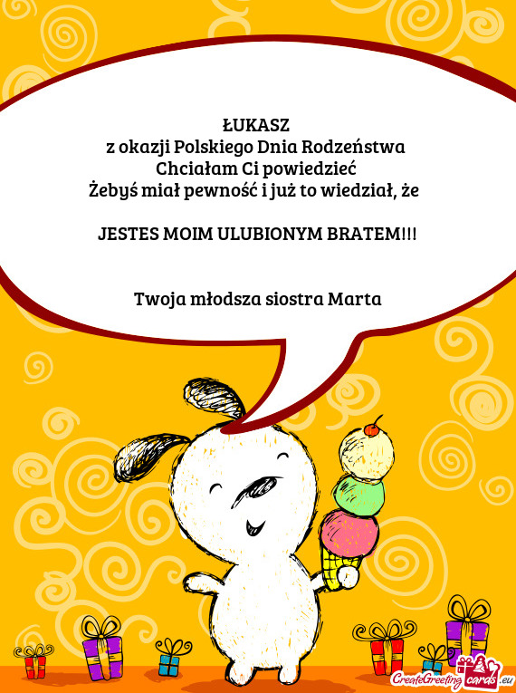 Z okazji Polskiego Dnia Rodzeństwa