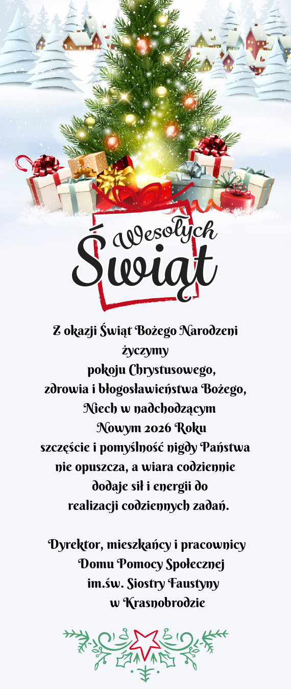 Z okazji Świąt Bożego Narodzeni