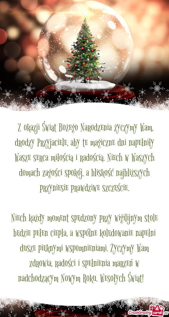 🎄Z okazji Świąt Bożego Narodzenia życzymy Wam, drodzy Przyjaciele, aby te magiczne dni napeł