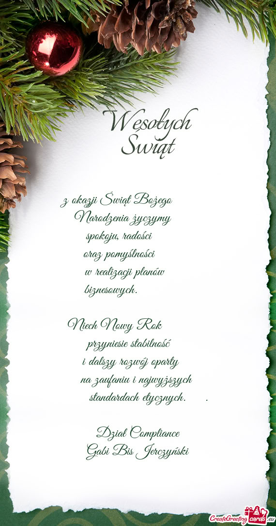 Z okazji Świąt Bożego  │