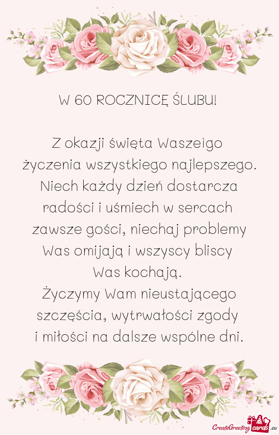 Z okazji święta Waszeìgo