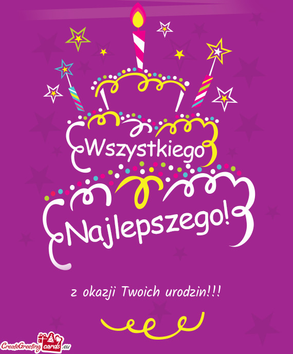 z okazji Twoich urodzin!!!