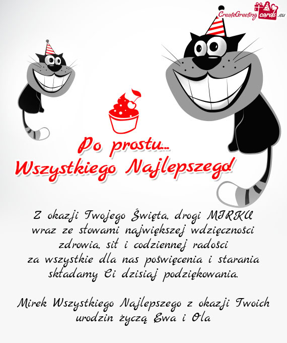 Z okazji Twojego Święta, drogi MIRKU
