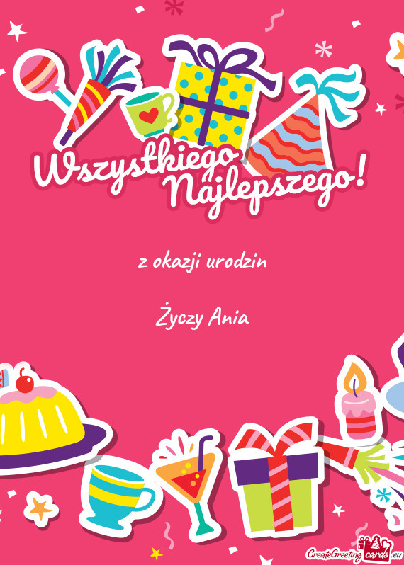 Z okazji urodzin Ania