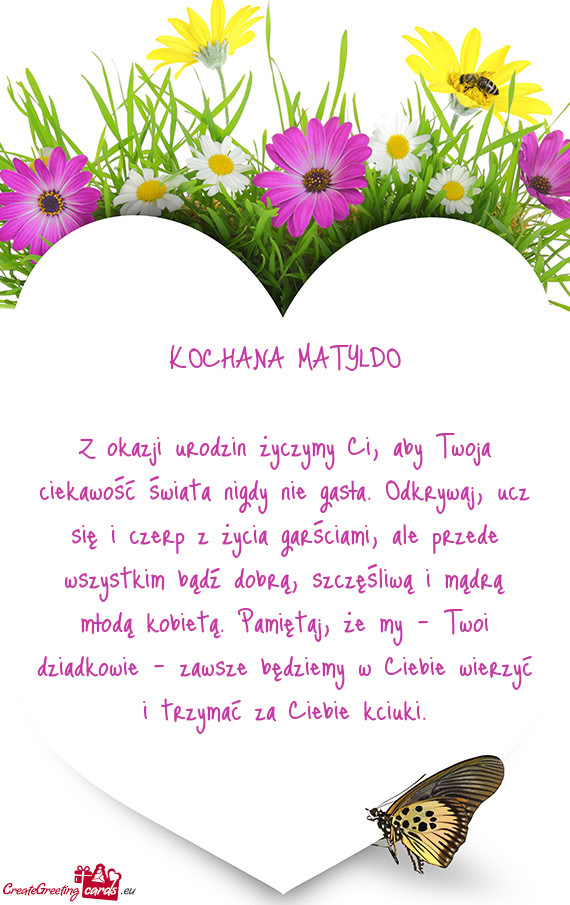 Z okazji urodzin życzymy Ci, aby Twoja ciekawość świata nigdy nie gasła. Odkrywaj, ucz się i c