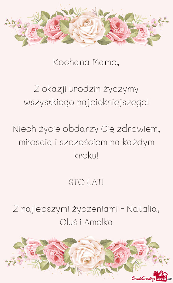 Z okazji urodzin życzymy wszystkiego najpiękniejszego