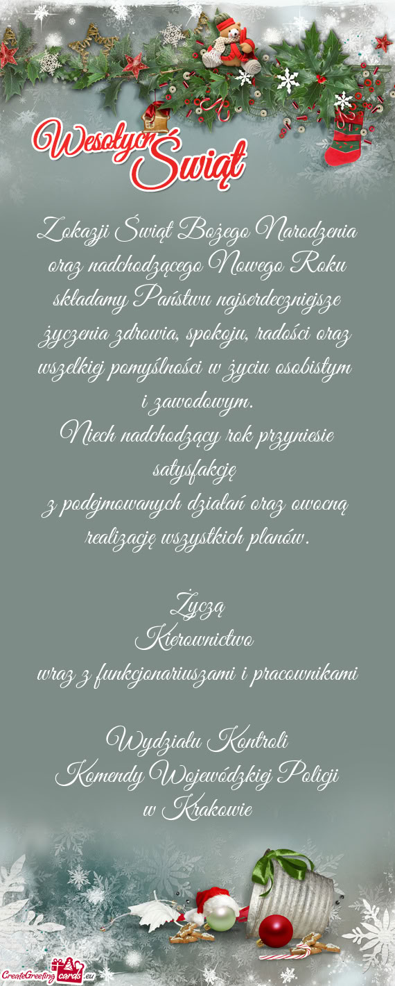 Z podejmowanych działań oraz owocną realizację wszystkich planów