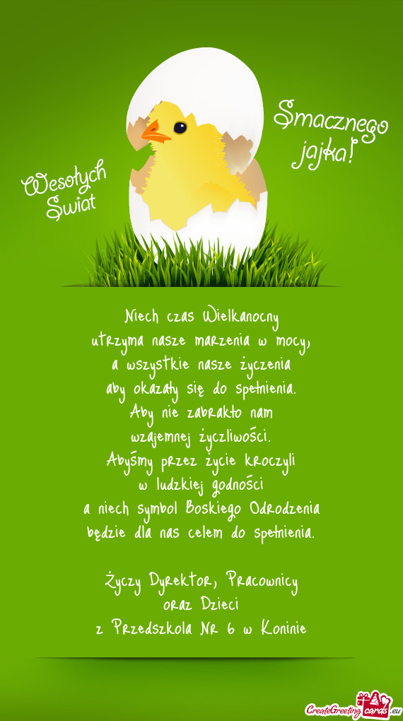 Z Przedszkola Nr 6 w Koninie